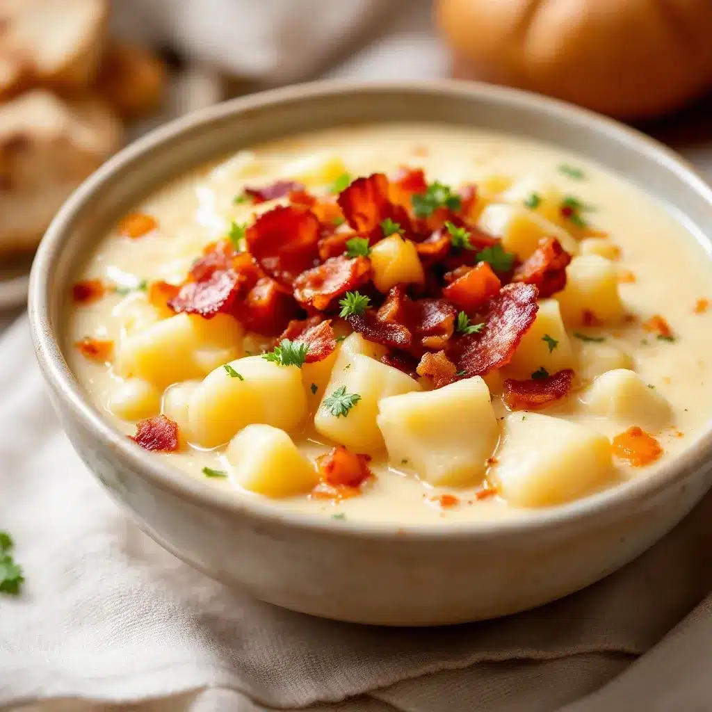 crockpot potato soup preparation steps