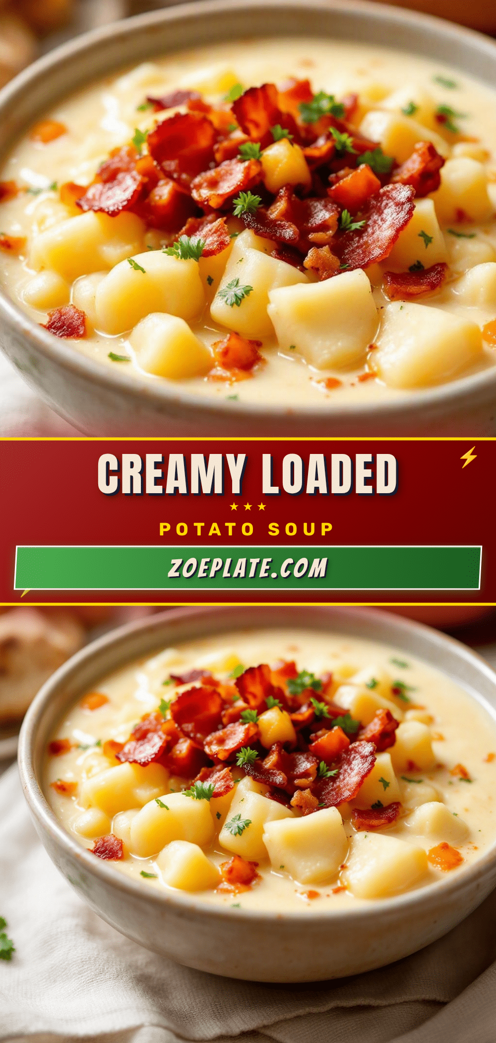 crockpot potato soup recipe