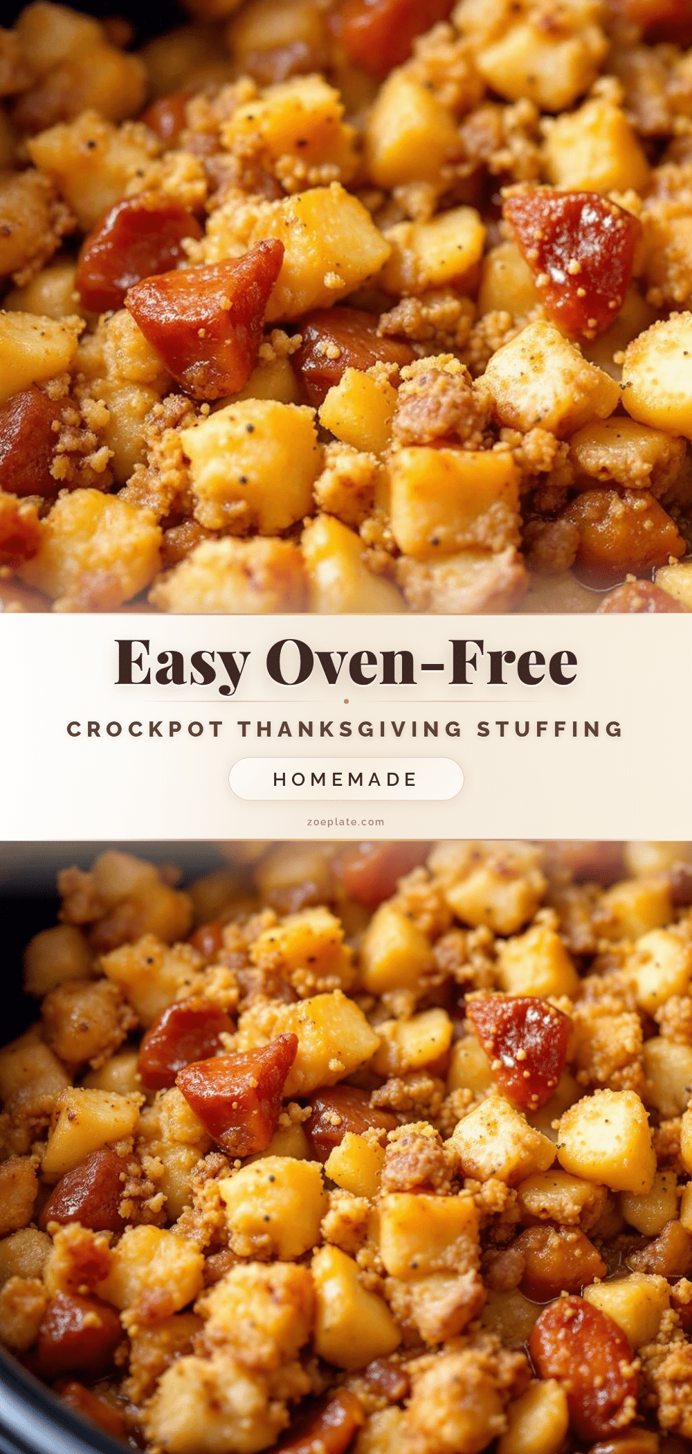 crockpot thanksgiving stuffing recipe