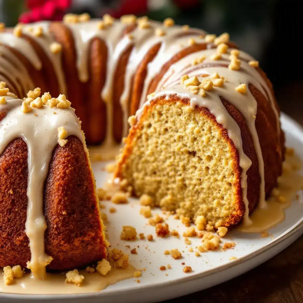 eggnog bundt cake preparation steps