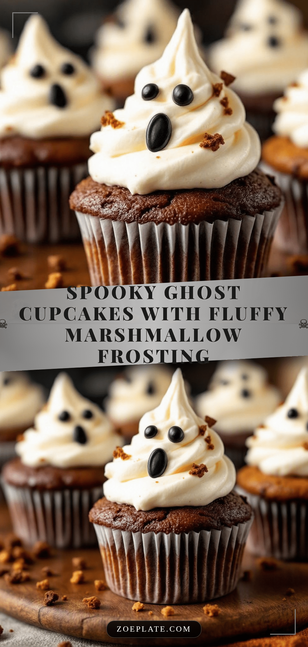 Fluffy Ghost Cupcakes recipe