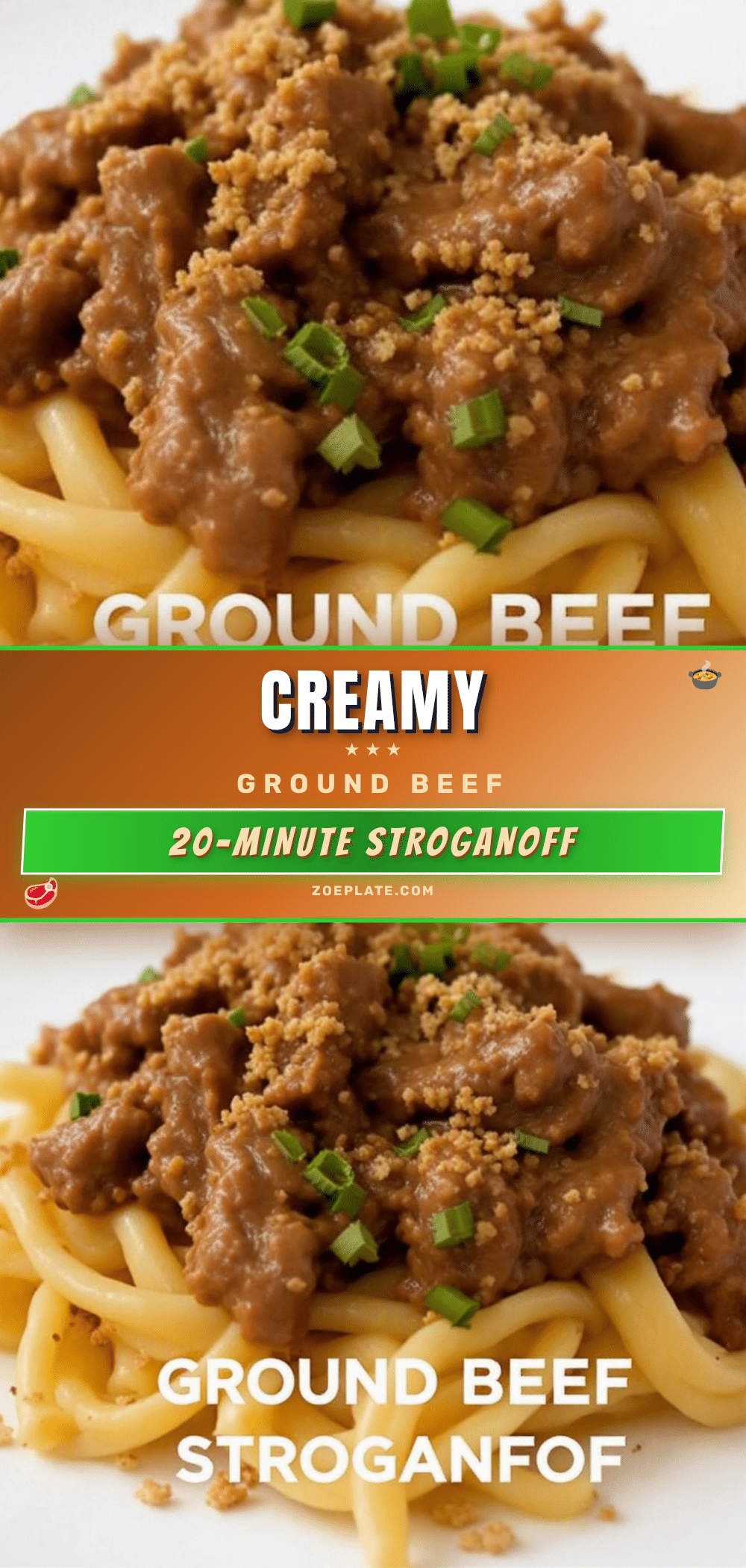 ground beef stroganoff recipe