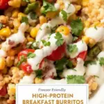high-protein breakfast burritos - featured image