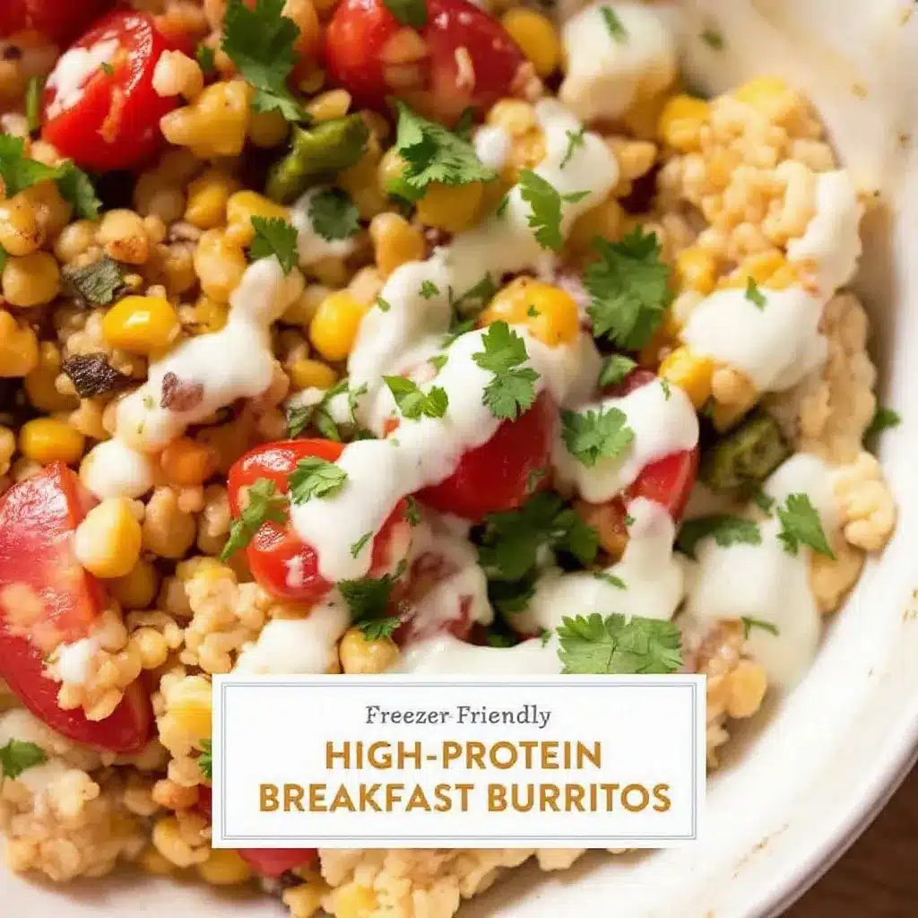 high-protein breakfast burritos preparation steps