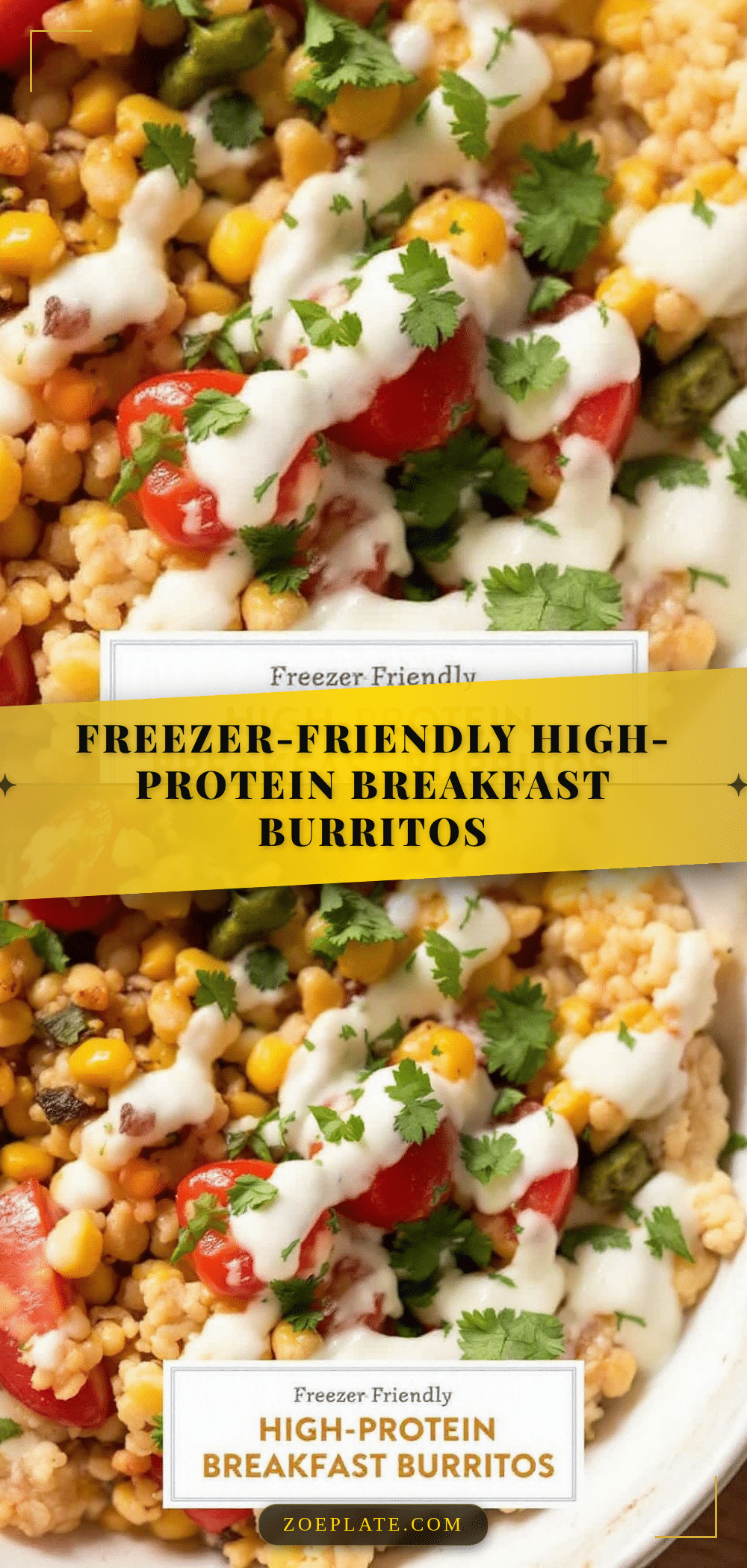 high-protein breakfast burritos recipe