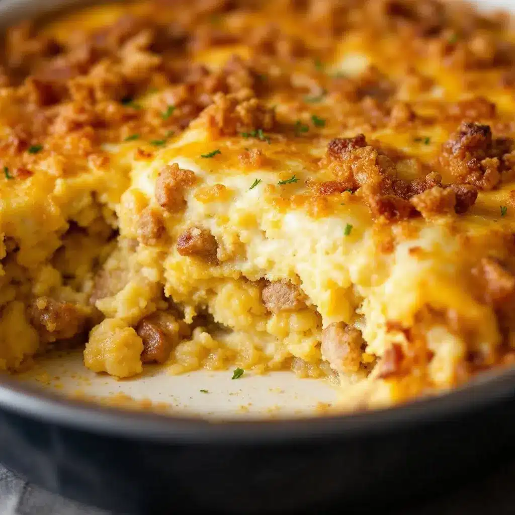 make-ahead sausage hash brown casserole preparation steps