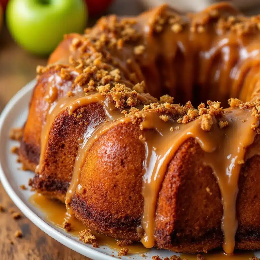 Moist Apple Cider Bundt Cake preparation steps