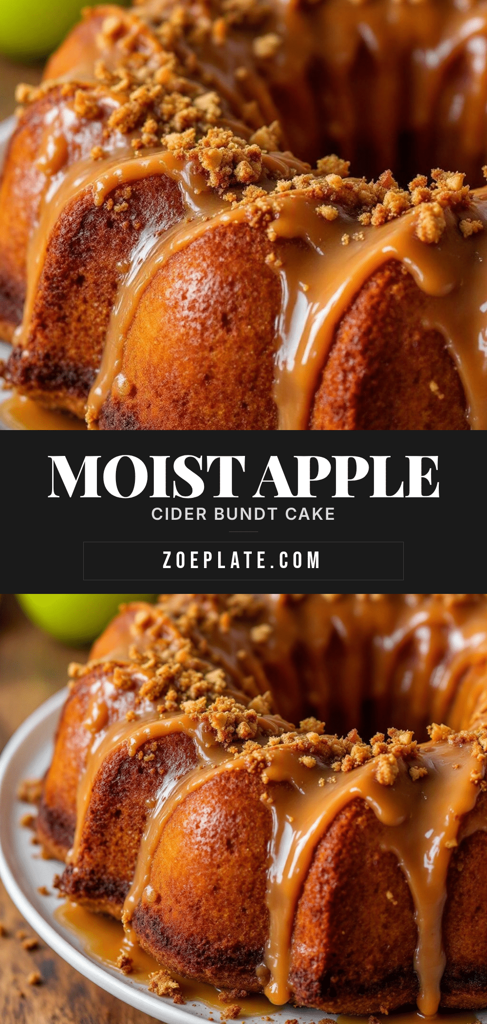 Moist Apple Cider Bundt Cake recipe