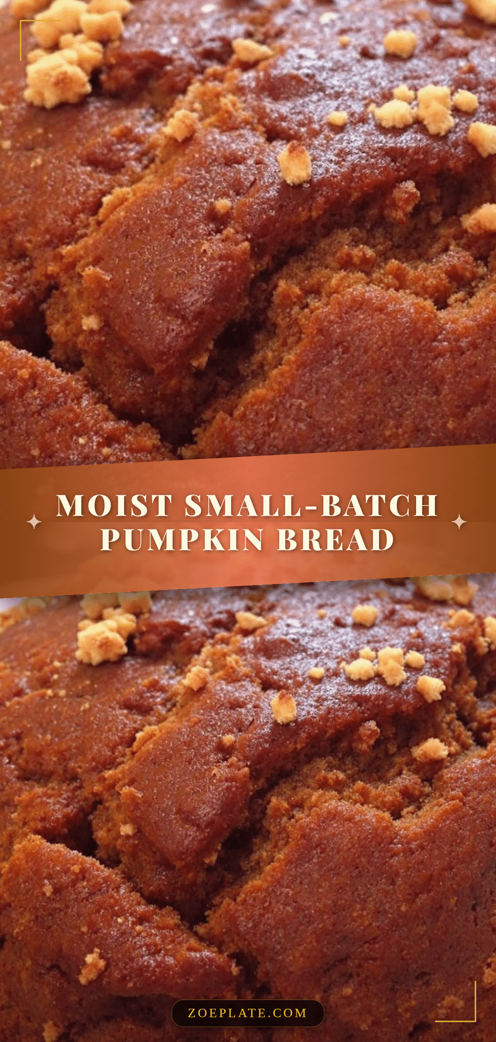 moist small-batch pumpkin bread recipe