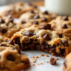 no-chill chocolate chip cookies - featured image
