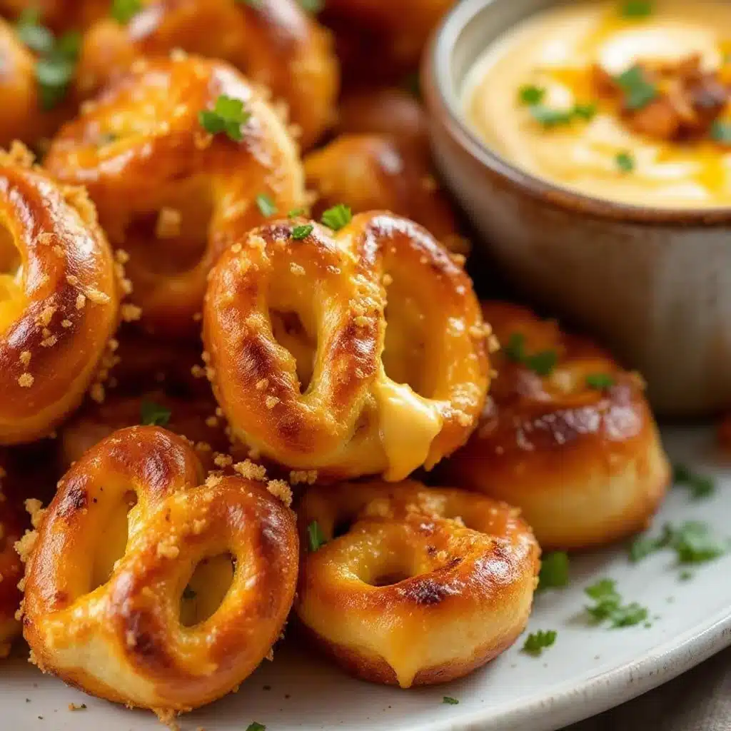 Oktoberfest Pretzel Bites with Beer Cheese Dip - featured image