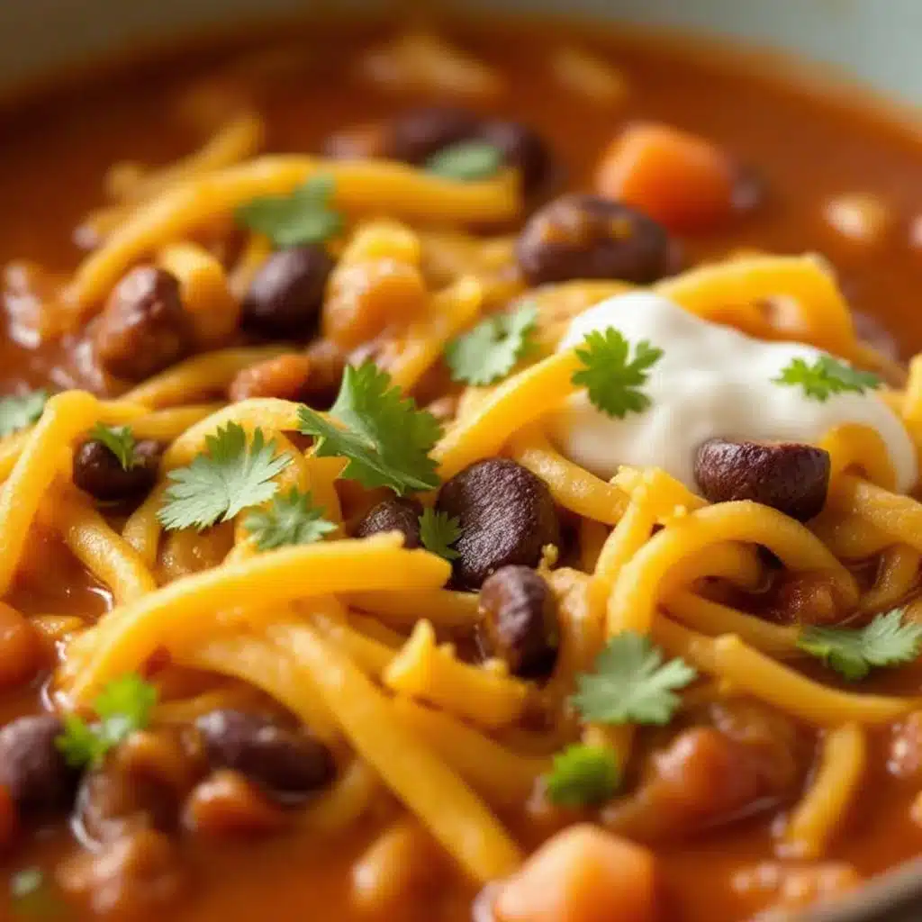 one pot taco soup - featured image