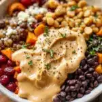 peanut butter protein smoothie bowl - featured image