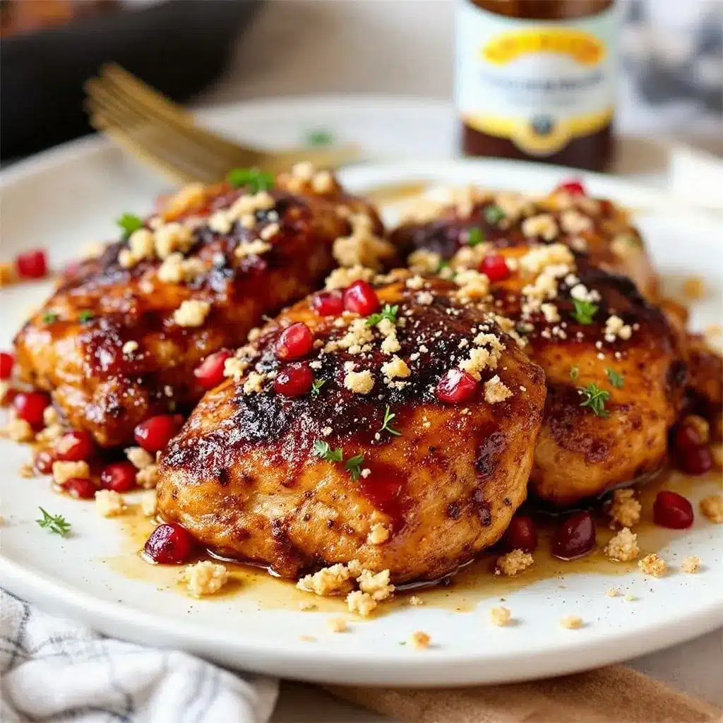pomegranate molasses chicken thighs preparation steps