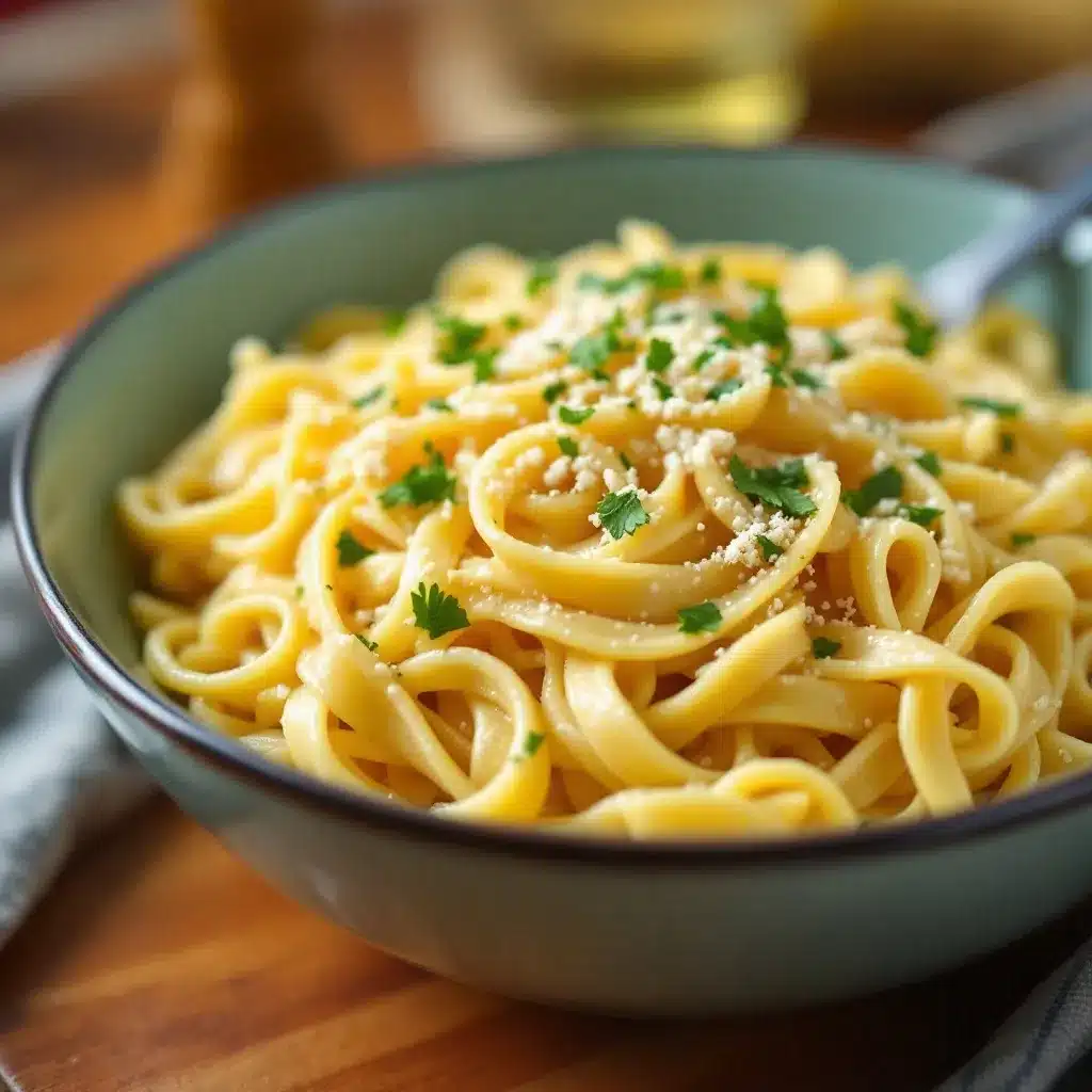 Quick Creamy Garlic Parmesan Pasta Salad preparation steps