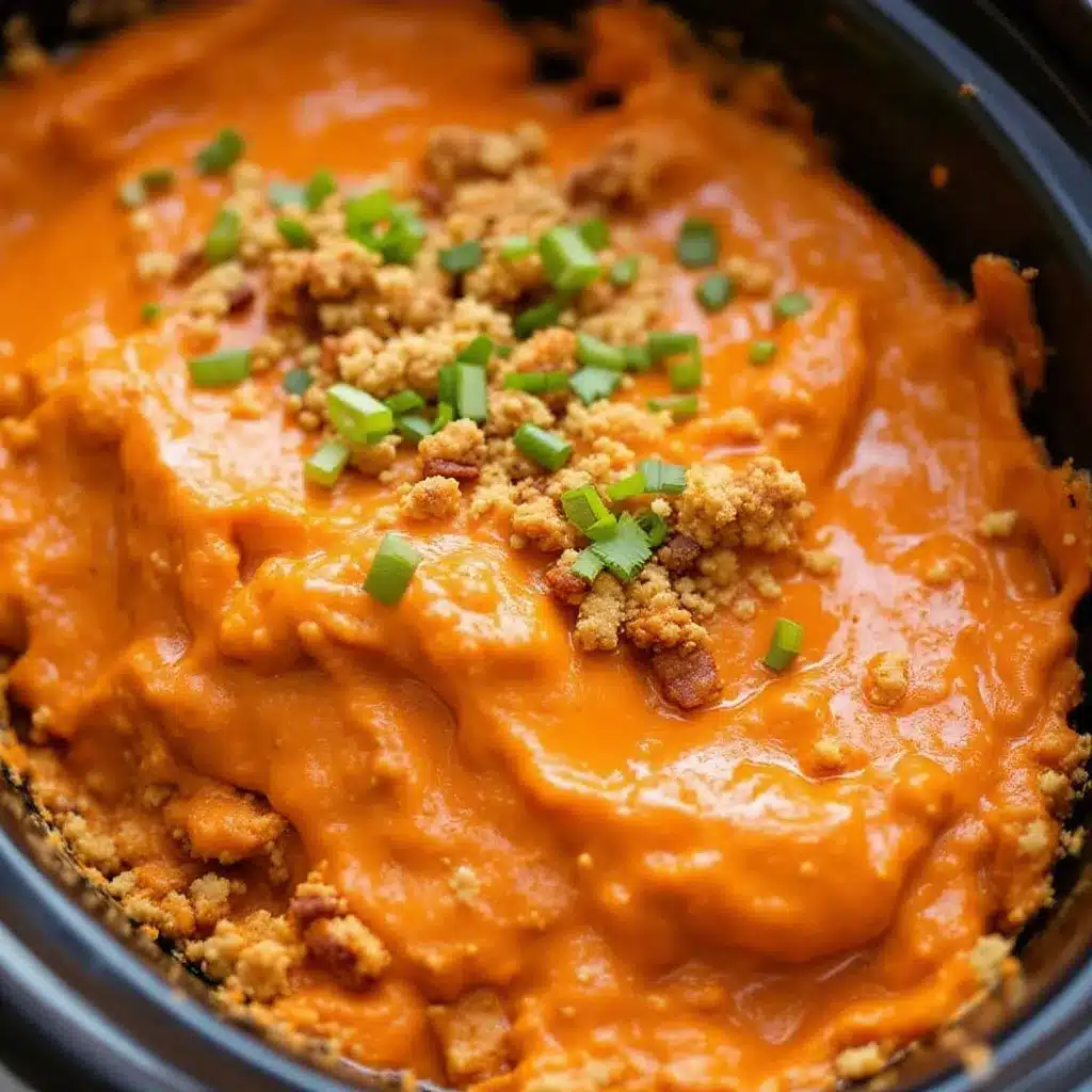 slow cooker buffalo chicken dip preparation steps