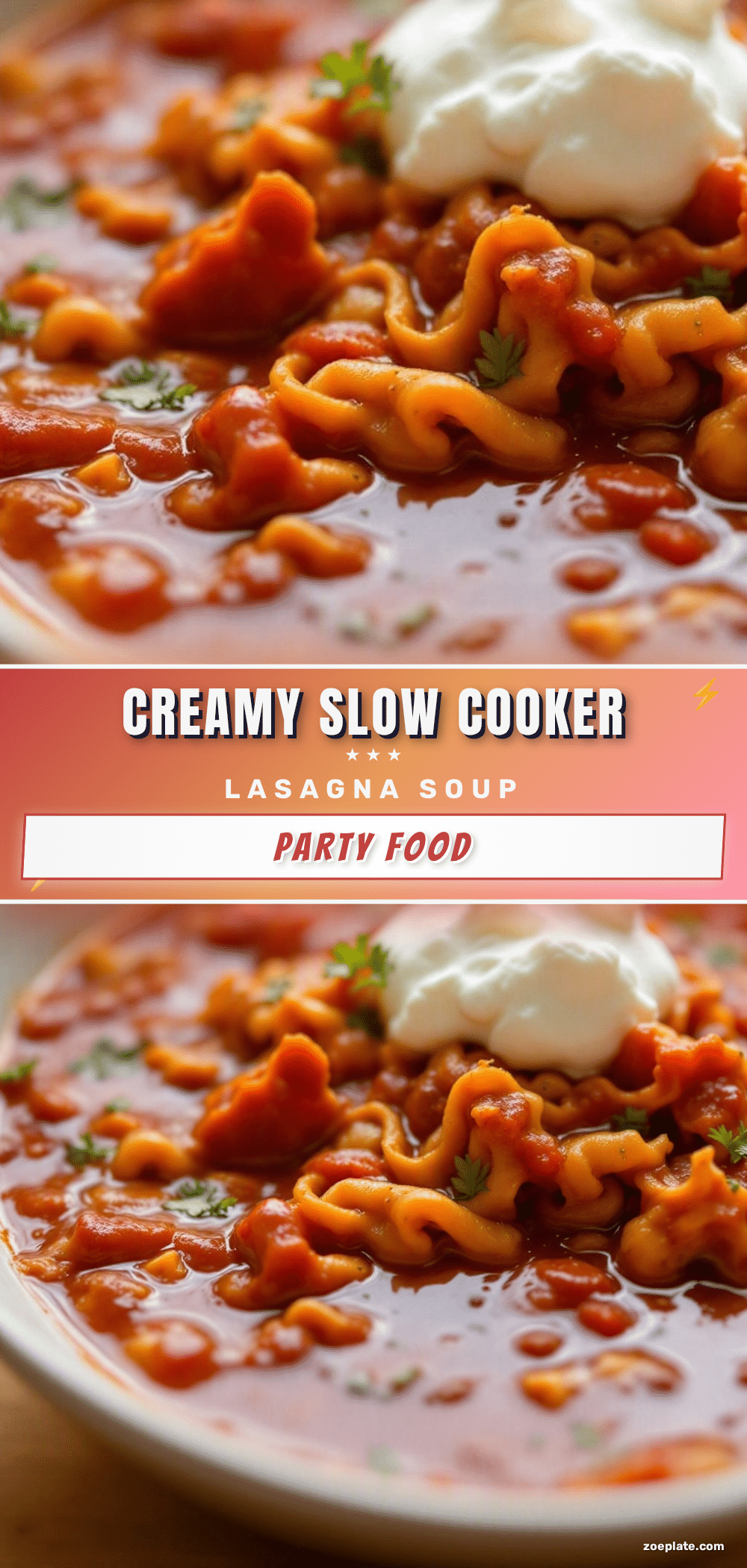 slow cooker lasagna soup recipe
