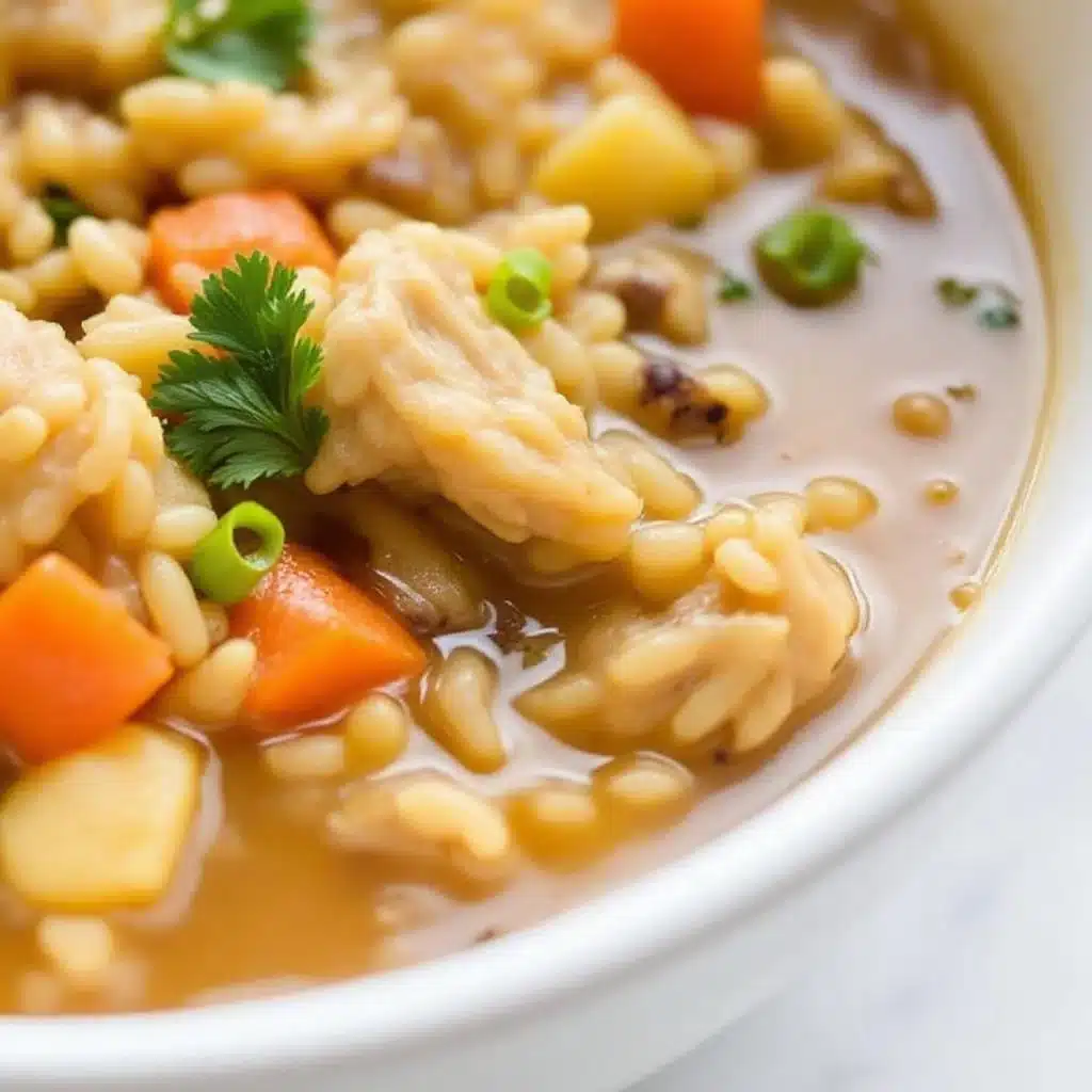 Slow Cooker Turkey and Wild Rice Soup - featured image