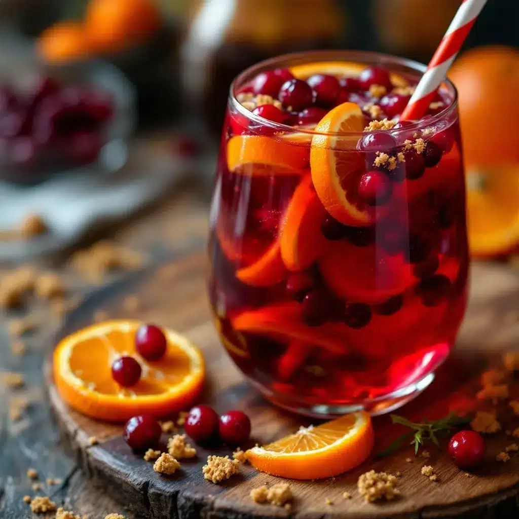 Spooky Halloween Sangria preparation steps