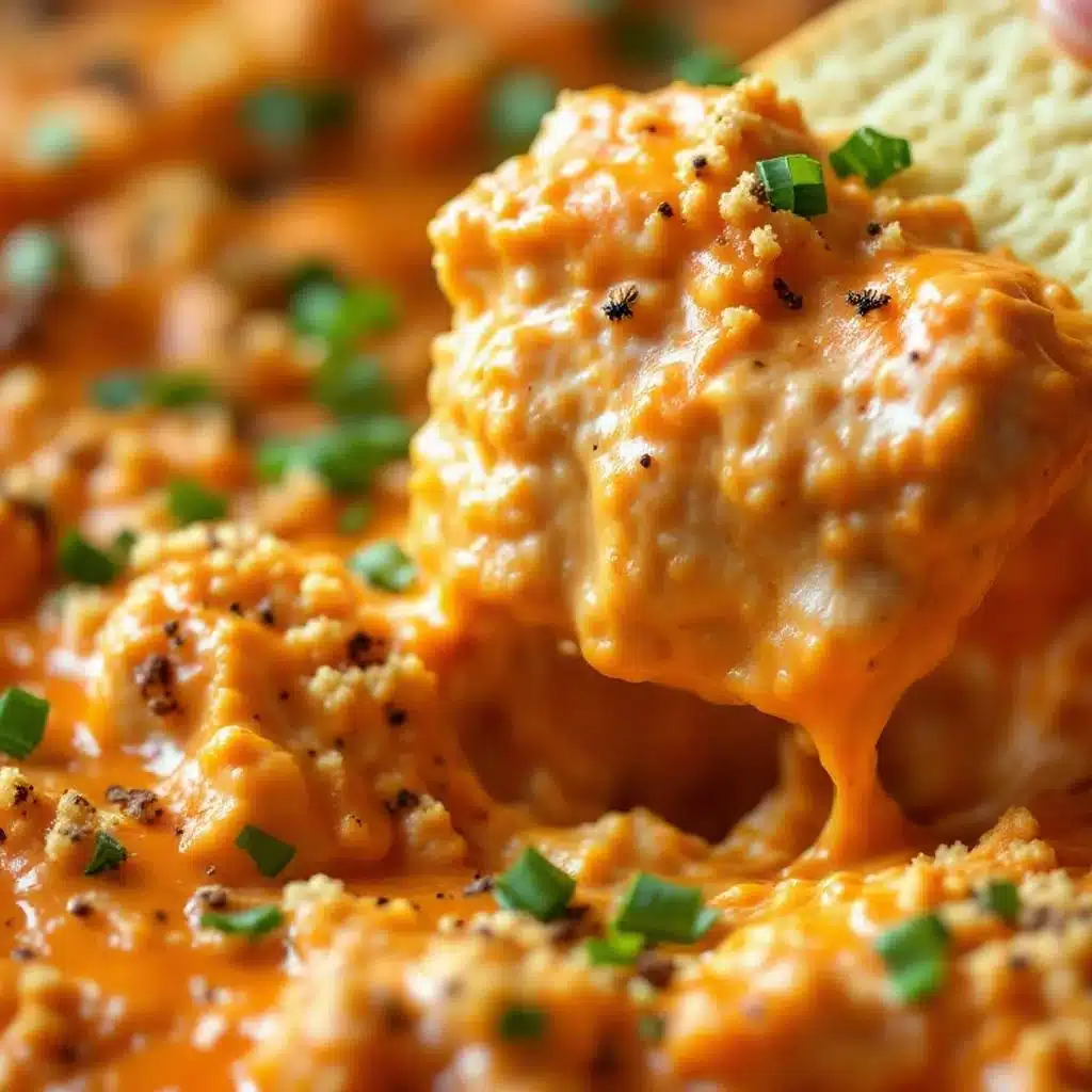 Spooky Spider Buffalo Chicken Dip - featured image