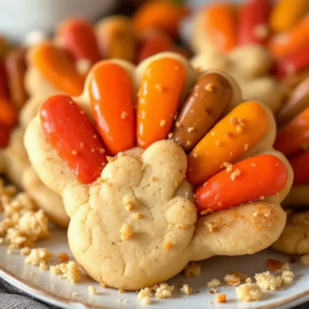 thanksgiving turkey sugar cookies preparation steps