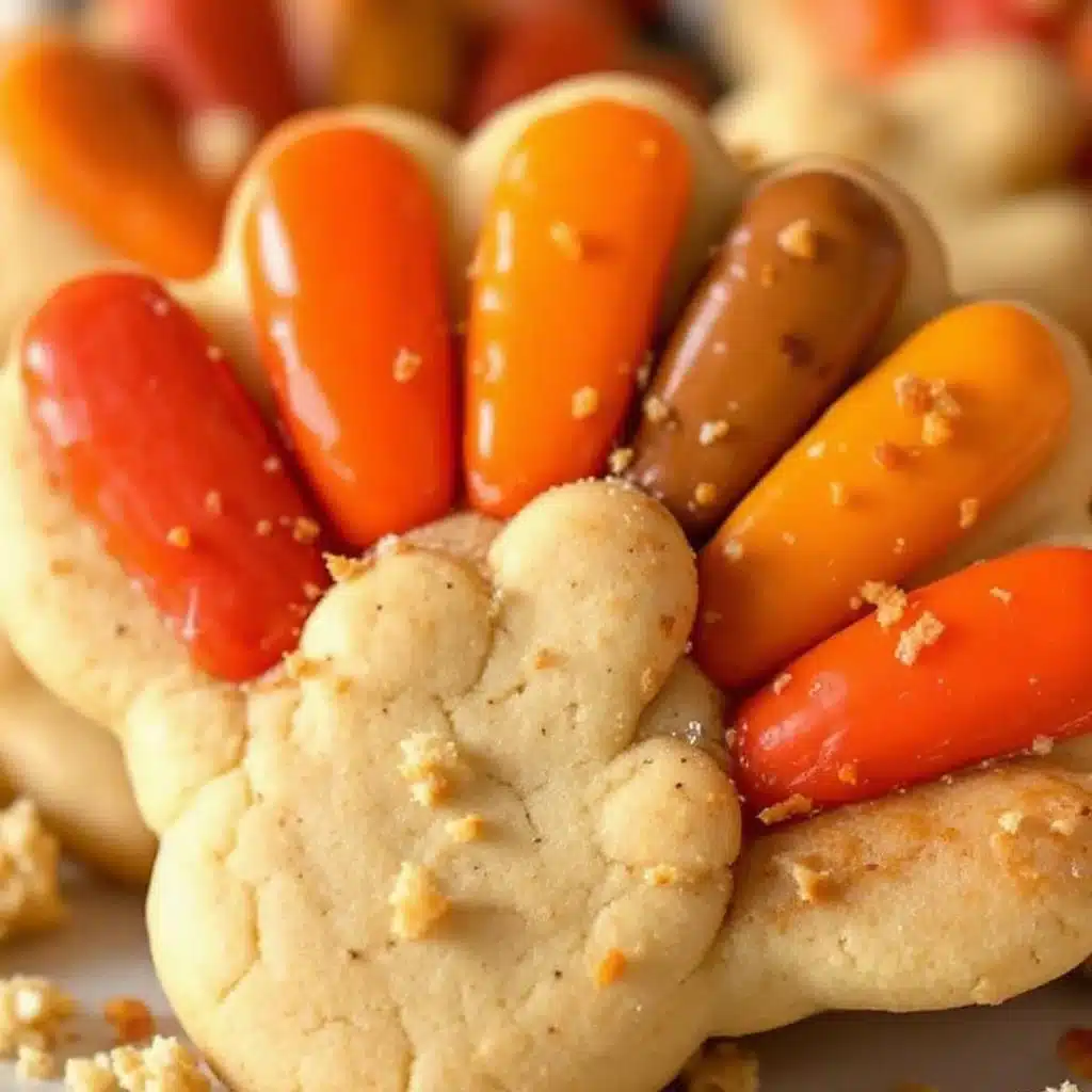 thanksgiving turkey sugar cookies - featured image