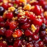 zesty cranberry orange relish - featured image