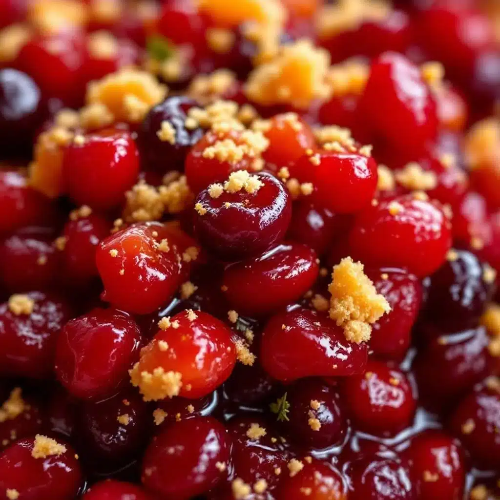 zesty cranberry orange relish - featured image